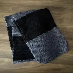 手編みマフラー★ハンドメイド　マフラー　ニット