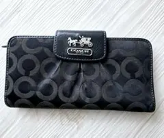 COACH ブラック 二つ折り財布