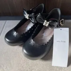 ♡新品♡エニィファム　リボン付きフォーマルシューズ