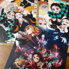 【非売品】 鬼滅の刃　吾峠呼世晴　特典　イラストカード(しおり) 3種セット