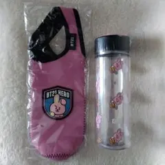 BT21 cooky クリアボトル カバーセット ジョングク グク