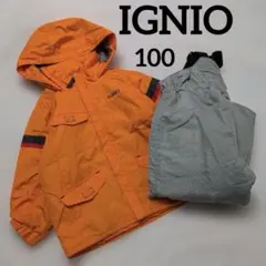 IGNIO イグニオ【100】スキーウェア ジャンプスーツジュニア 上下セット