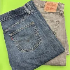 18【Levi's】2本セット‼️501 デニム W33&W34xL32