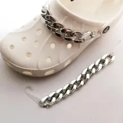 【予備パーツ2個つき☆】No487 ジビッツ crocs クロックス チェーンのサムネイル