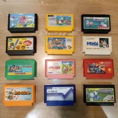 【まとめ売り】任天堂 ファミコン ソフト ツインビー、モグラー、マリオ 他