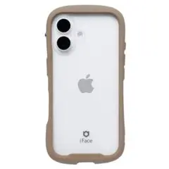 iFace iPhone 16 ケース クリア　ベージュ