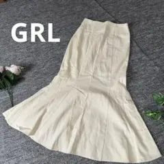 GRL グレイル　マーメイドスカート　ホワイト　Sサイズ