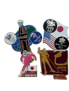 1998年長野オリンピックピンバッジセット
