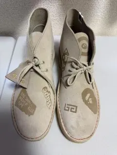 新品 ・US8】Clarks × Wu-tang Ex. ワラビー ／ベージュ - メルカリ