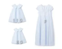 80 110　Ｆ　プティマイン　リアン　ハート　ワンピース　姉妹　親子　おそろ