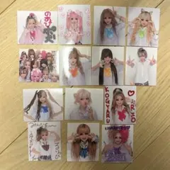 KOGYARU 雑誌付録　非売品　プリクラ風シール　全14枚セット