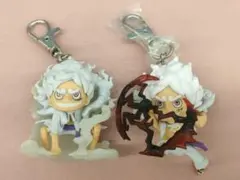 ワンピース フィギュア キーホルダー モンキー・D・ルフィ ギア5 2個セット