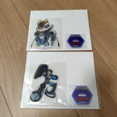 ロックマンx アクリルスタンド サードアーマー ガイアアーマー セット