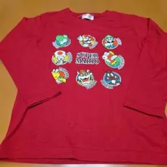 スーパーマリオ 長袖カットソー 120