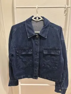 GU ダークブルー デニムジャケット