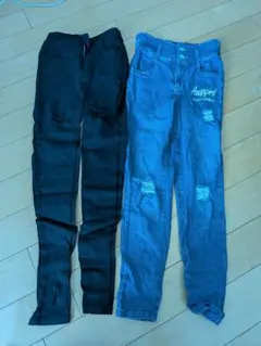 Anapgirl ダメージデニムパンツ 2点セット