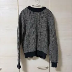 UNIQLO×JW ANDERSON ラムクルーネックセーター ヘリンボーン S