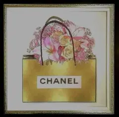 CHANEL アートフレーム 花のアレンジメント