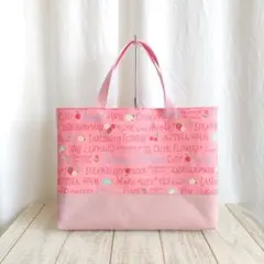 新品❤レッスンバッグ/キッズ/バッグ/ピンク/ハンドメイド/入園/入学
