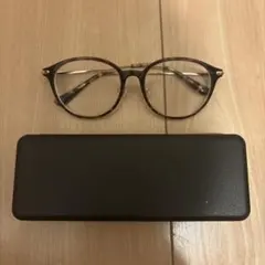 Zoff ボストン型 メガネ クリアブラウン - メルカリ