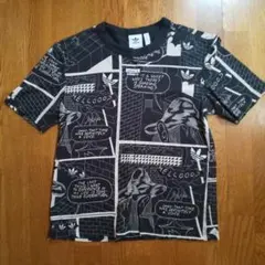adidas 総柄 Tシャツ