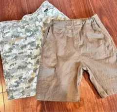 迷彩柄　カモフラ　茶色　ブラウン　ハーフパンツ　セット　まとめ売り　半ズボン
