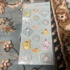 【国内正規品】サンリオ すりガラス風シール ポムポムプリン シナモン ポチャッコ