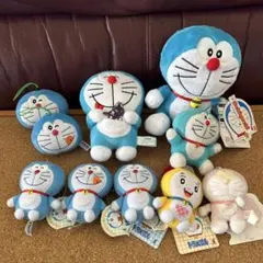 ドラえもん　ぬいぐるみ　マスコット　10点