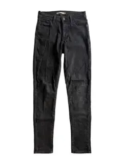 【Levi’s 721】ハイライズ スキニーデニム ブラック W25 L30美脚
