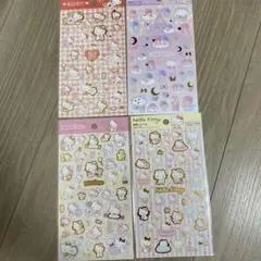 サンリオ 箔押しシール ハローキティ リトルツインスターズ キキララ 山野紙業