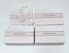 【空箱】ディオール限定ギフトボックス＆ショッパー4点セット　ピンク