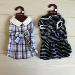 One Octave 犬用ワンピース 2着セット Mサイズ 小型犬のサムネイル