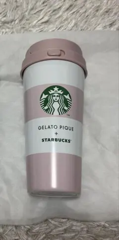 ジェラートピケ + スターバックス ボーダーステンレスボトル ソフト