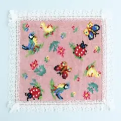 【新品未使用】近沢レース店×フェイラー タオルハンカチ ハイジ　ピンク