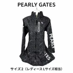 新品 パーリーゲイツ レインワンピース 千鳥柄セット サイズ1