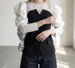 シーニュ cygne. Nelly フロントボタンビスチェ ベアトップ サイズ1 美品✨シーニュ cygne. Nelly フロントボタンビスチェ ベアトップ