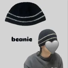 ビーニー　ハンドメイド　ニット帽　クロシェハット　男女兼用