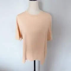 ユニクロ エアリズム コットン オーバー クルーネックT オレンジＭ【0170】