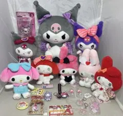 サンリオ【まとめ売り】マイメロ クロミ　ぬいぐるみ マスコット フィギュア１９点