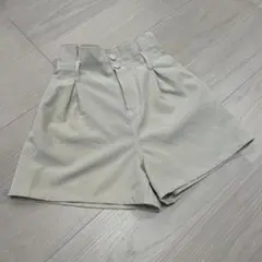 NICE CLAUP ナイスクラップ フリルショートパンツ ベージュ