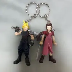 ファイナルファンタジー7 FF　フィギュアキーホルダー クラウド エアリス