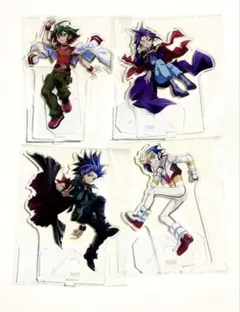 遊戯王ARC-V コラボカフェ本舗BLANCアクリルスタンド 遊戯王ARC-V コラボカフェ BLANC 等身アクリルスタンド コンプセット