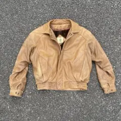 【希少レア】90s レザージャケット ボア ボンバー ラムレザー アメカジ