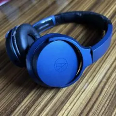 Audio-Technica 青ヘッドフォン