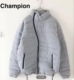 ち*ろ様 Champion ダウンジャケット スウェット生地 軽量 チャンピオン
