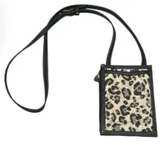 即購入OK‼️ ヒョウ柄　レオパード　スマホショルダーバッグ　スマホショルダー
