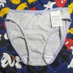 ストライプショーツ Mサイズ 薄紫