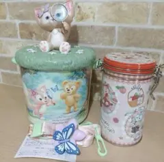 ポップコーンバケット リーナベル ハートフェルトストロベリーギフトお土産缶まとめ