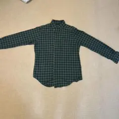 Ralph Lauren ボタンダウンチェックシャツ グリーン S
