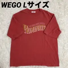 WEGO（ウィゴー）グラフィック半袖Tシャツ　Lサイズ フェードレッドのサムネイル